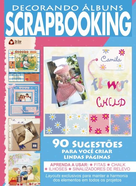 Decorando albuns Scrapbooking – Dezembro 2024 Cover