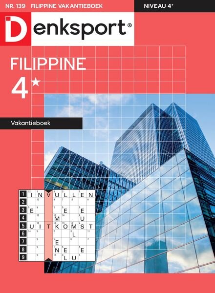 Denksport Filippine 4 Vakantieboek – 12 December 2024 Cover
