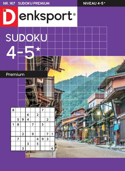 Denksport Sudoku 4-5 premium – 19 December 2024 Cover