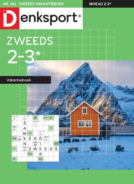 Denksport Zweeds 2-3 vakantieboek – 26 December 2024 Cover