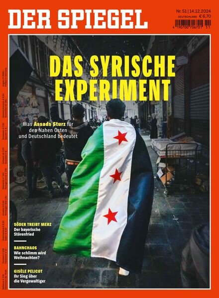 Der Spiegel – 13 Dezember 2024 Cover