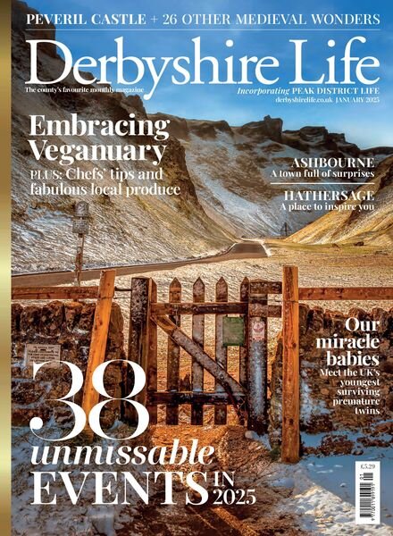 Derbyshire Life – January 2025 Cover
