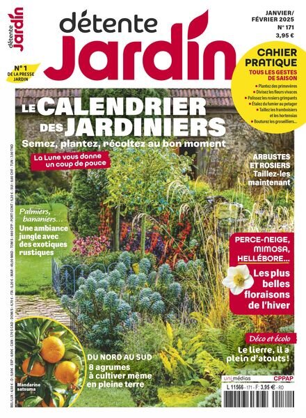 Detente Jardin – Janvier-Fevrier 2025 Cover