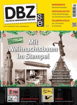Deutsche Briefmarken-Zeitung – 9 Dezember 2024