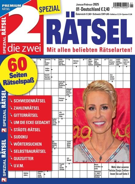 Die 2 Spezial Ratsel – Januar-Februar 2025 Cover