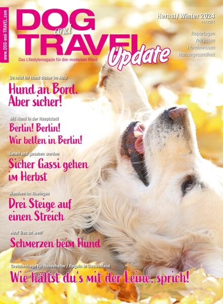 DOGandTRAVEL – Herbst-Winter 2024 Cover