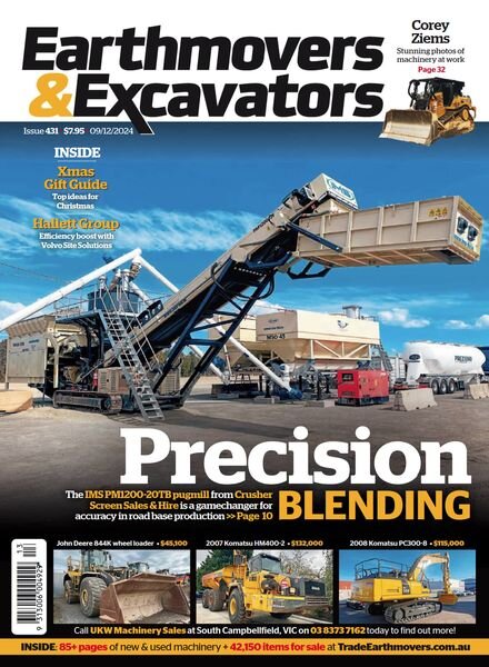 Earthmovers & Excavators – 9 December 2024 Cover