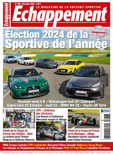 echappement – Decembre 2024 Cover