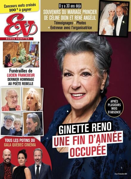echos Vedettes – 14 Decembre 2024 Cover