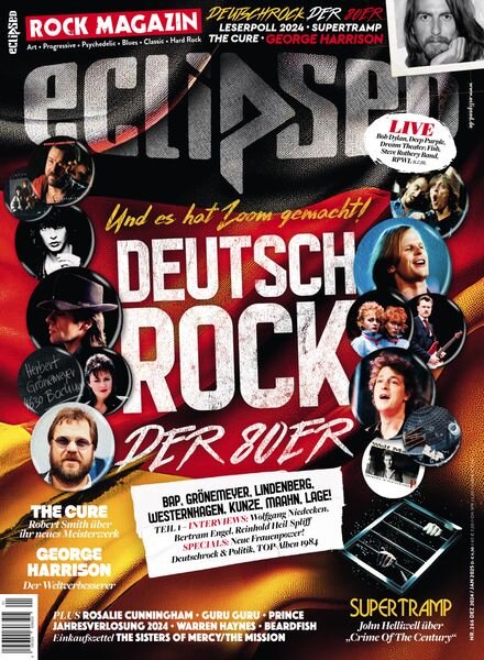 eclipsed Rock Magazin – Januar 2025 Cover