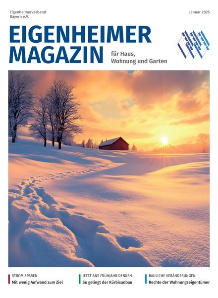 Eigenheimer Magazin – Januar 2025 Cover