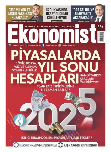 Ekonomist Turkiye – 23 Kasim 2024 Cover