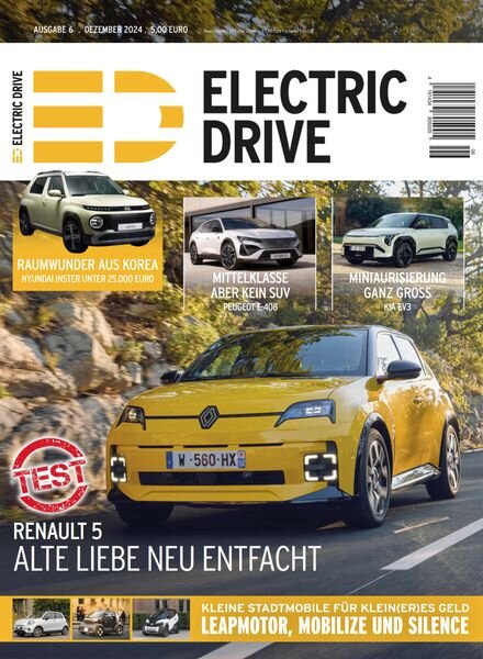 Electric Drive – Dezember 2024 – Januar 2025 Cover