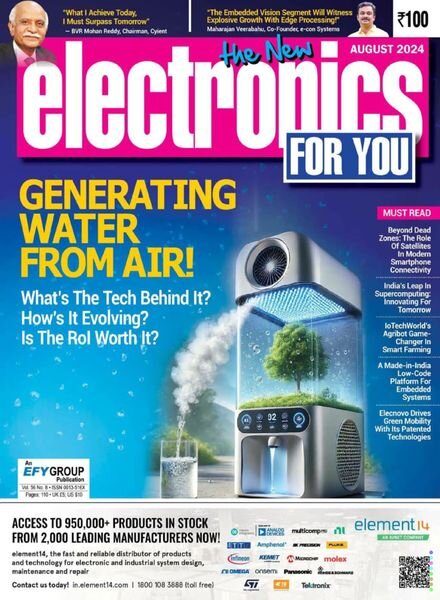 Electronics For You – August 2024 Cover