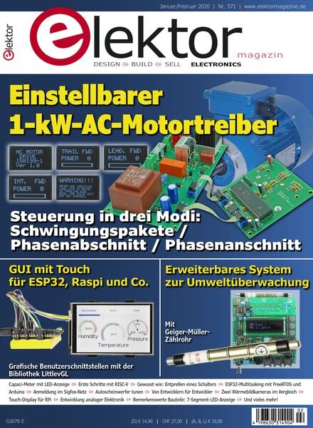 Elektor Germany – Januar-Februar 2020 Cover