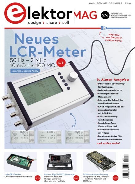 Elektor Germany – November-Dezember 2020 Cover
