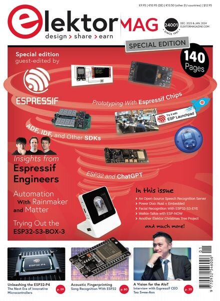 Elektor USA – December 2023 – Januar 2024 Cover