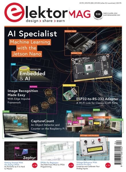 Elektor USA – March April 2024 Cover