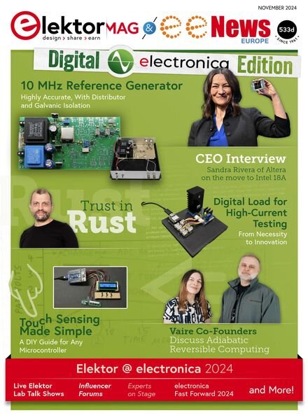 Elektor USA – November 2024 Cover