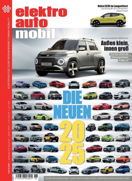 Elektroautomobil – Dezember 2024 – Januar 2025 Cover