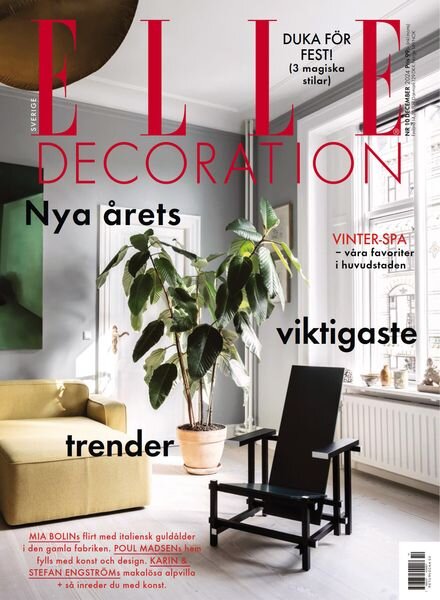 Elle Decoration Sweden – December 2024 Cover
