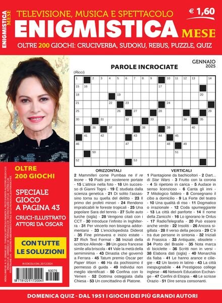 Enigmistica Mese – Gennaio 2025 Cover