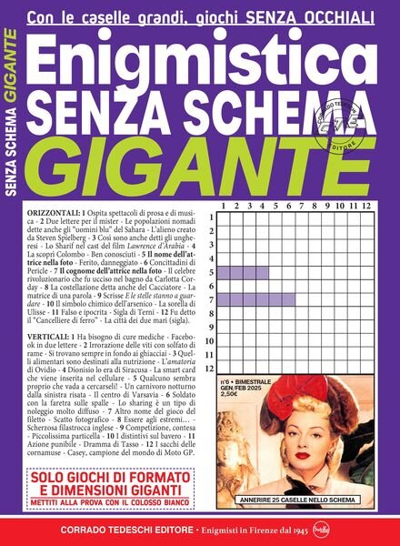 Enigmistica Senza Schema – 20 Dicembre 2024 Cover
