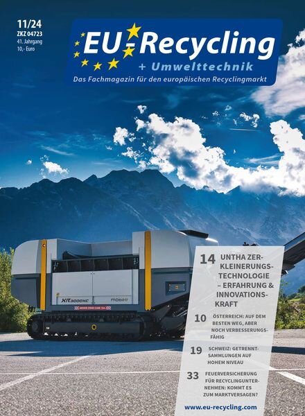 EU-Recycling – November 2024 Cover