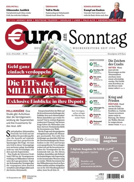 Euro am Sonntag – 13 Dezember 2024 Cover