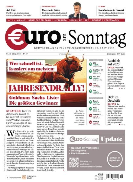 Euro am Sonntag – 6 Dezember 2024 Cover