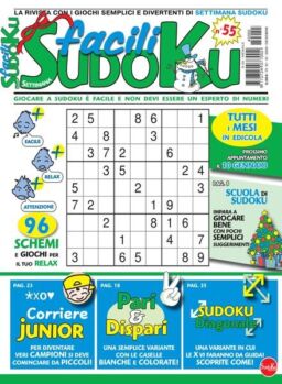 Facili Sudoku – Dicembre 2024