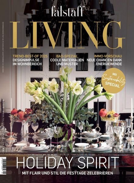 Falstaff Living – Dezember 2024 Cover
