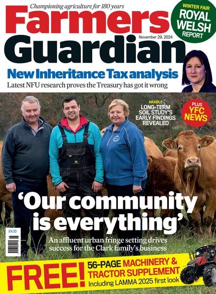 Farmers Guardian – 29 November 2024 Cover