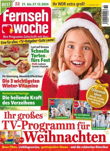Fernsehwoche – 13 Dezember 2024 Cover