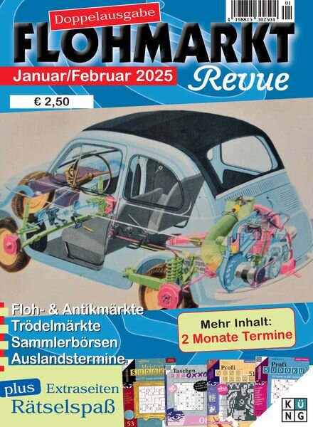 Flohmarkt Revue – Januar 2025 Cover