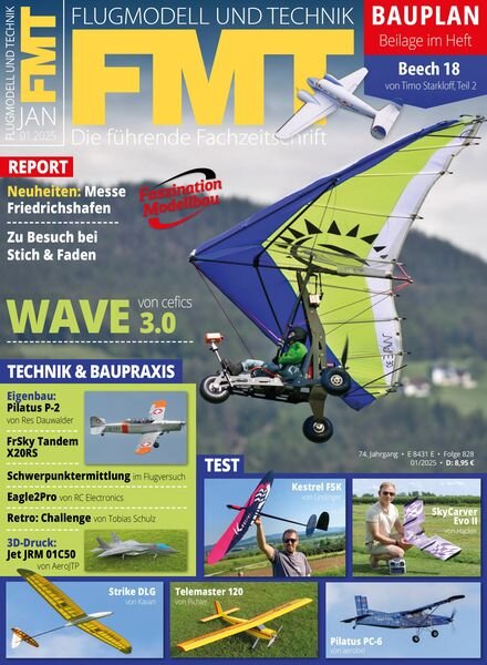 FMT Flugmodell und Technik – Januar 2025 Cover