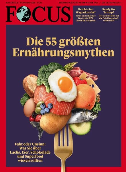 FOCUS – 20 Dezember 2024 Cover