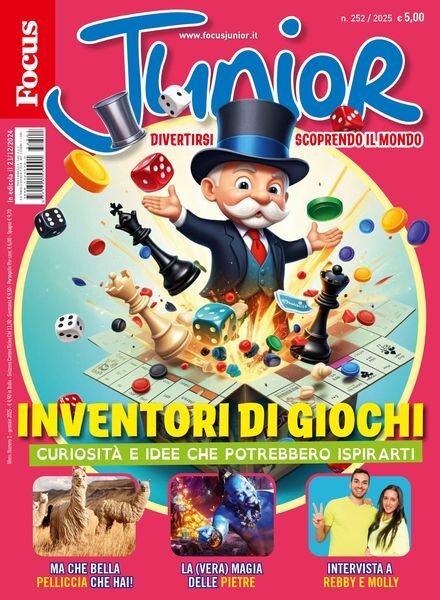 Focus Junior – Gennaio 2025 Cover