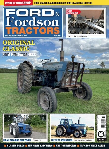 Ford & Fordson Tractors – December 2024 – January 2025 Cover