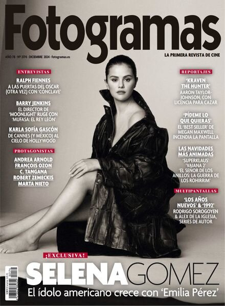 Fotogramas – Diciembre 2024 Cover