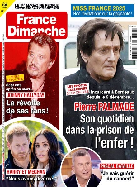 France Dimanche – 13 Decembre 2024 Cover