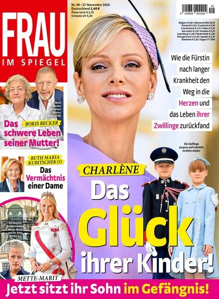 Frau im Spiegel – 27 November 2024 Cover