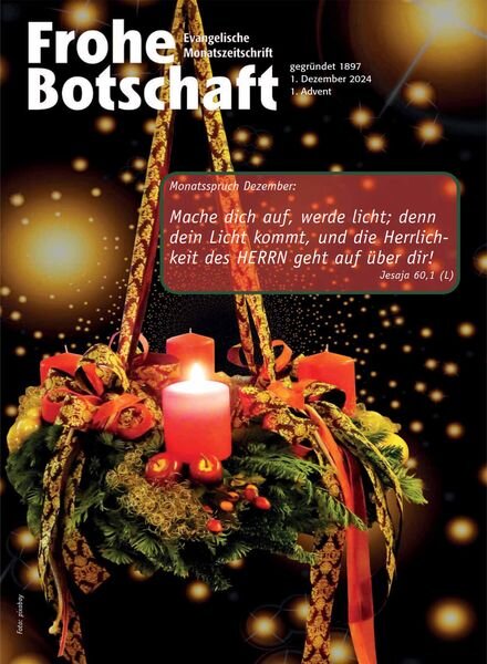 Frohe Botschaft – 1 Dezember 2024 Cover