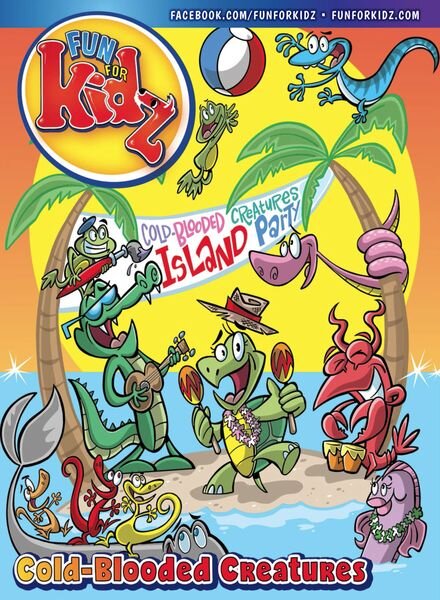 Fun For Kidz Magazine – Cold Blooded Creatures 2024 Cover