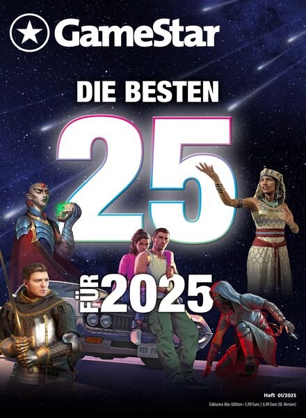 GameStar – Januar 2025 Cover