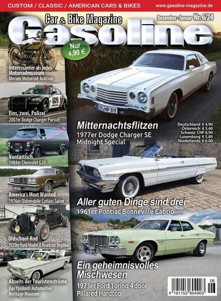 Gasoline Germany – Dezember 2024-Januar 2025 Cover
