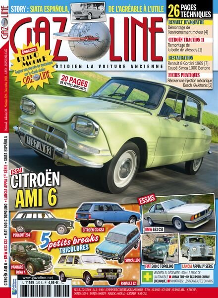 Gazoline – Decembre 2024 Cover