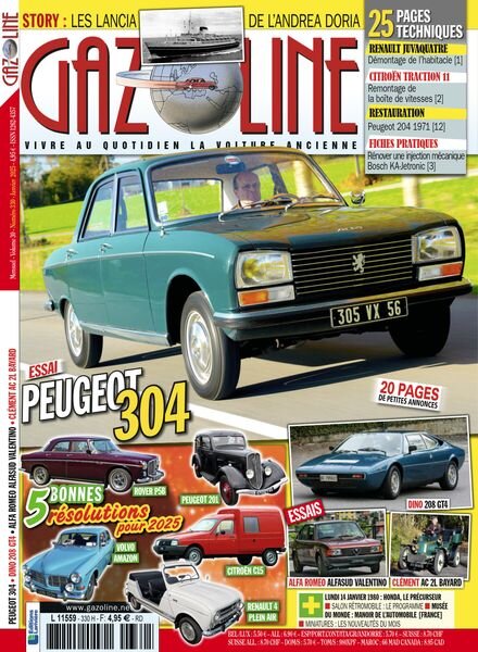 Gazoline – Janvier 2025 Cover