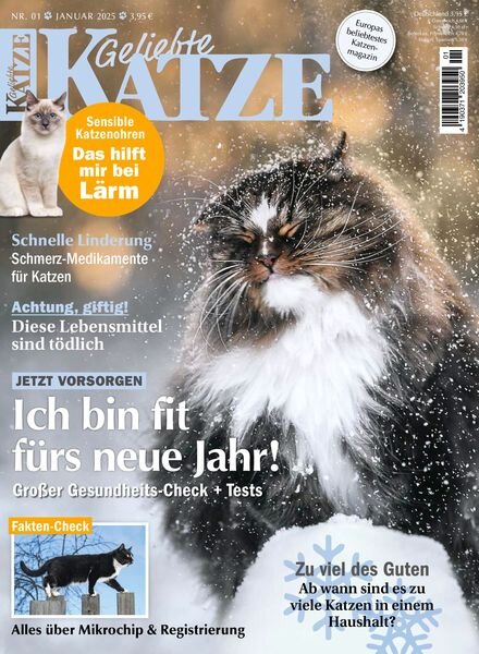 Geliebte Katze – Januar 2025 Cover