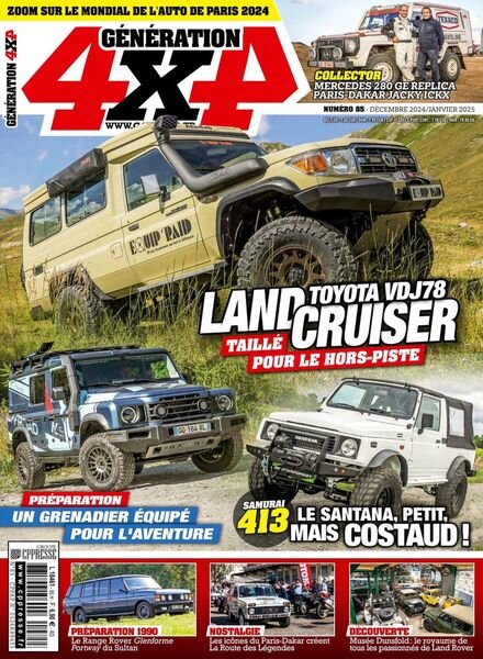 Generation 4×4 – Decembre 2024 – Janvier 2025 Cover